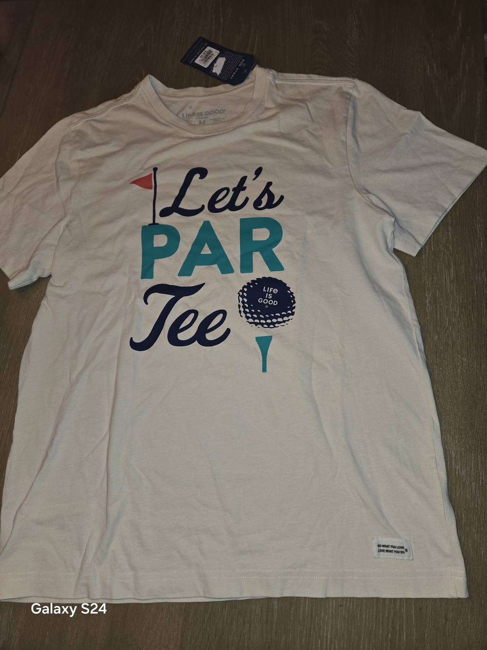 Life is Good Mens Sz M "Let's Par Tee" Graphic Tee Golf New Nwt